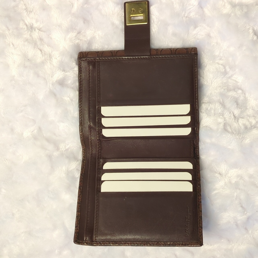 Salvatore Ferragamo Brown Wallet - Picture 8 of 9